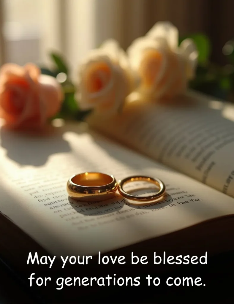 May your love be blessed for generations to come.