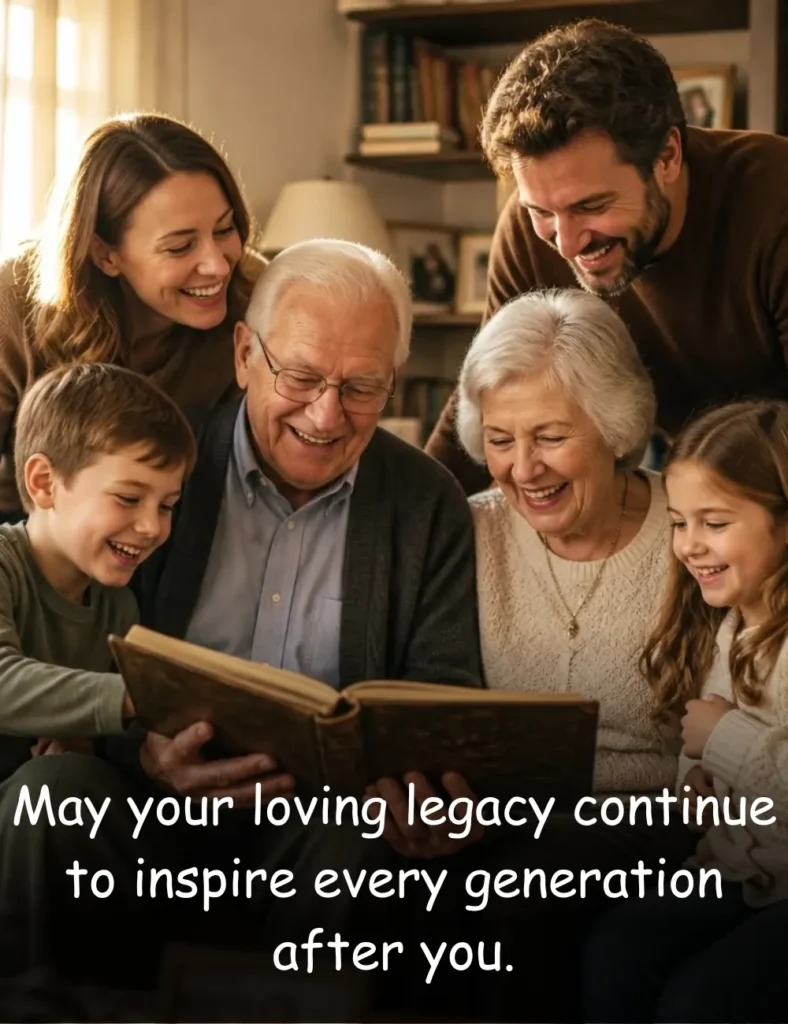 May your loving legacy continue to inspire every generation after you.