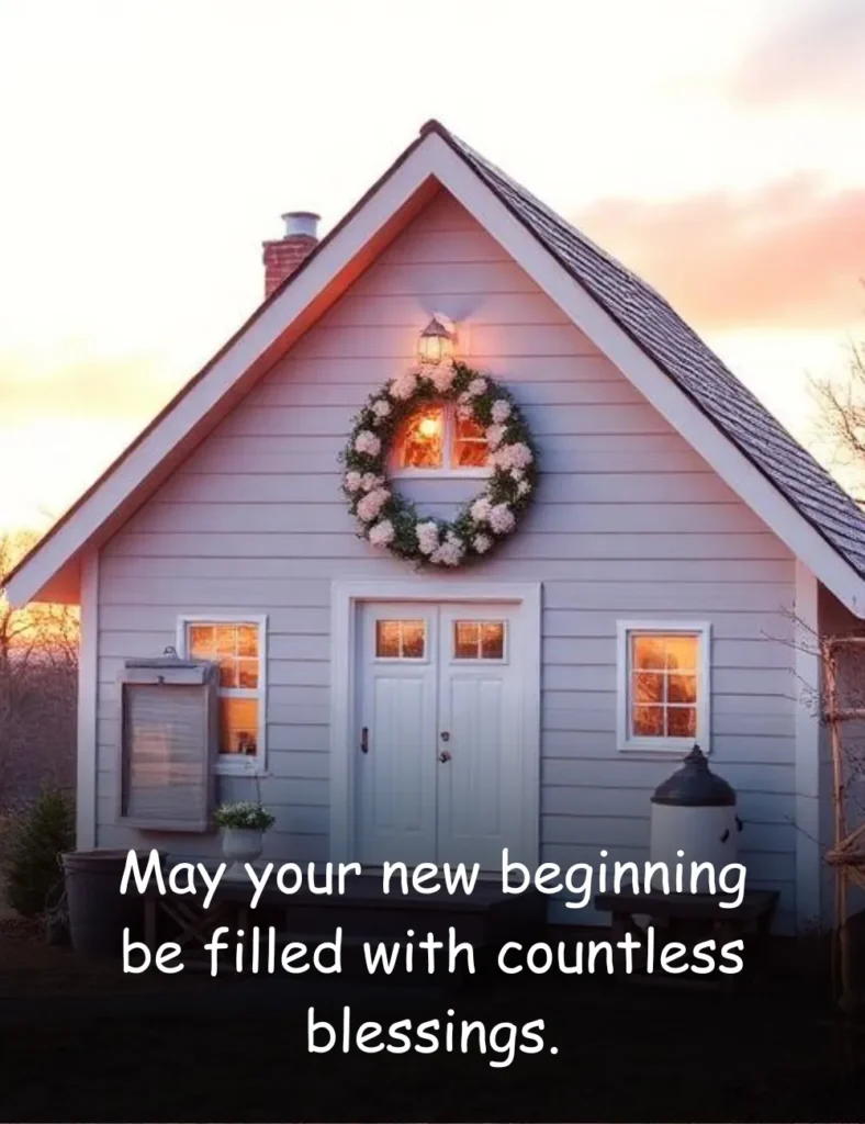 May your new beginning be filled with countless blessings.