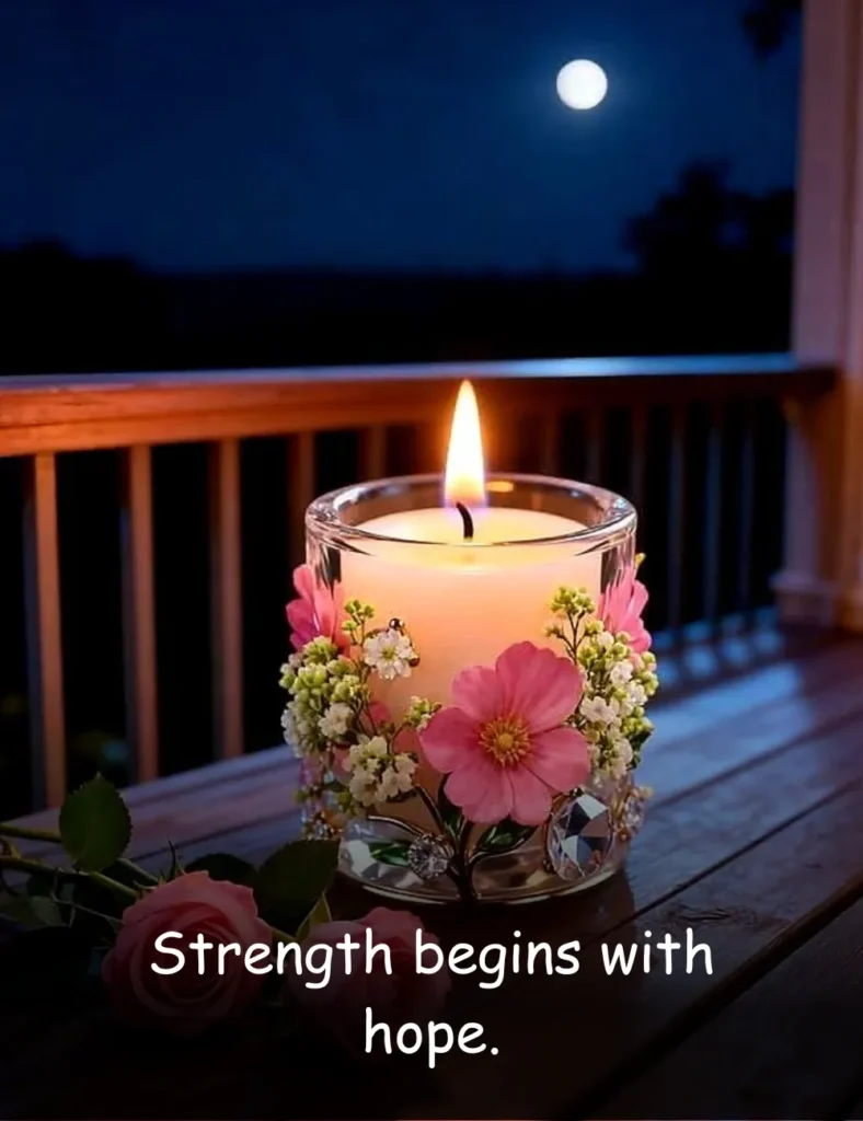 Strength begins with hope.