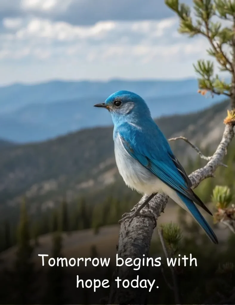 Tomorrow begins with hope today.