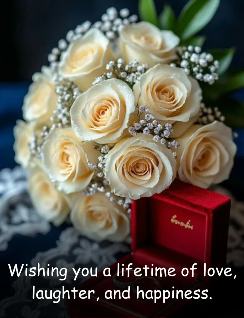 Wishing you a lifetime of love, laughter, and happiness.