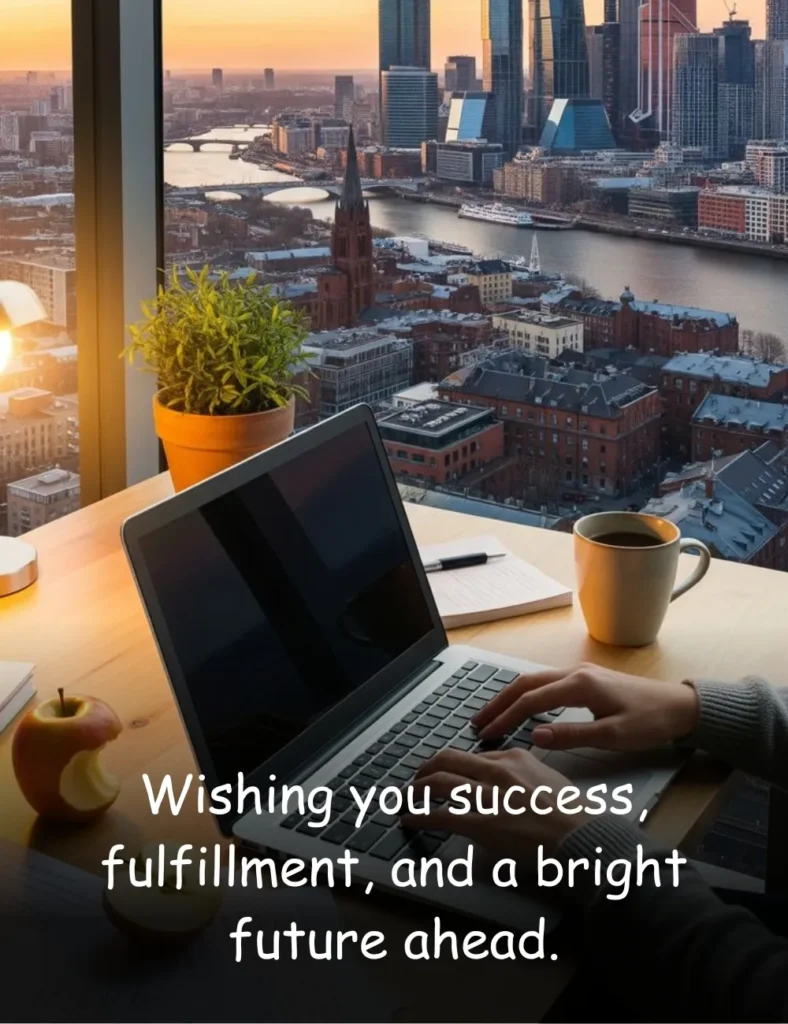 Wishing you success, fulfillment, and a bright future ahead.